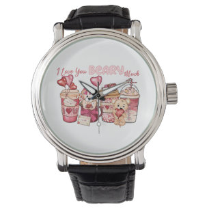 Valentine I Love You Beary Much Watch