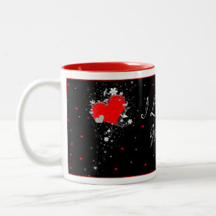 VALENTINE - I LOVE YOU MORE - HEARTS MUG
