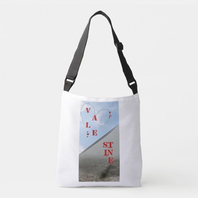 Valentine in Palestine Crossbody Bag (Front)