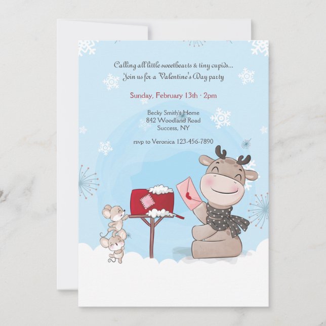 Valentine Invitation for Kids (Front)