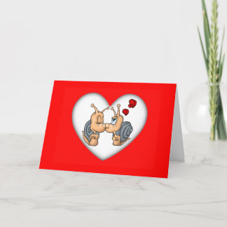 Valentine Kiss Greeting Card