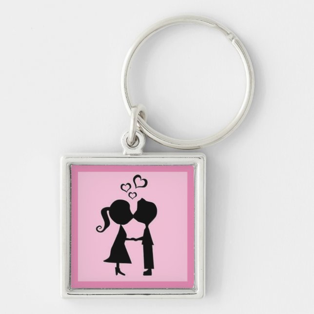 VALENTINE KISS KEY RING (Front)