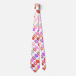 Valentine Kisses Neck Tie