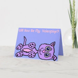 Valentine Kitty Card