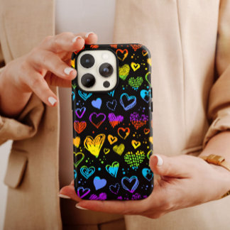 Valentine LGBT Love Hearts | iPhone 14 Case-Mate Case-Mate iPhone 14 Case