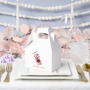 Valentine Love Card Romantic for Him & Her Favour Box