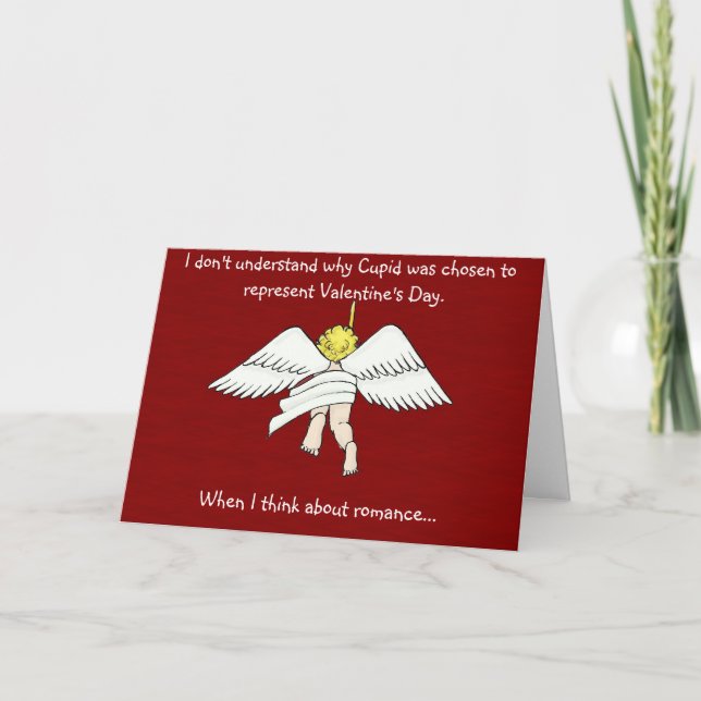 valentine love cupid valentine's day card (Front)