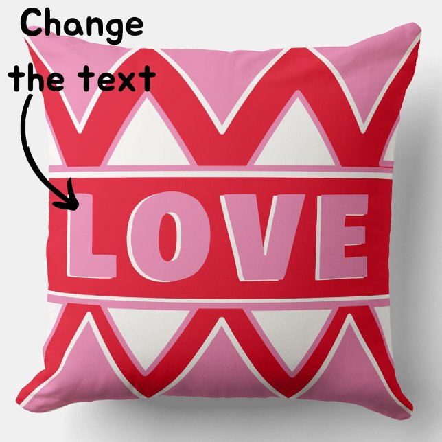 Valentine, love cushion, red and pink cushion (Creator Uploaded)