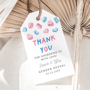Valentine Love Gender Reveal Gift Tags
