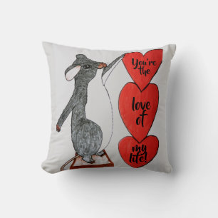 VALENTINE LOVE OF MY LIFE MOUSE pillow