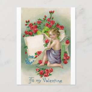 Valentine Love Romantic Vintage Postcard