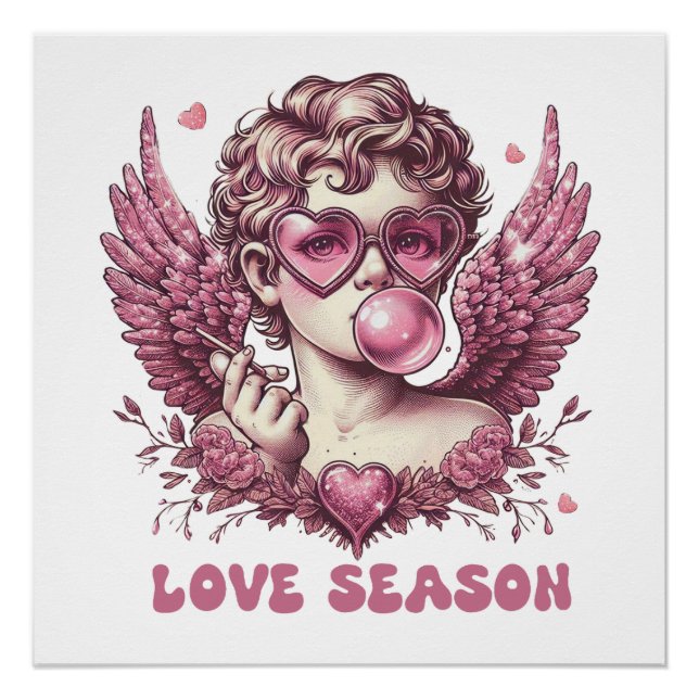 Valentine Love Season Poster (Front)