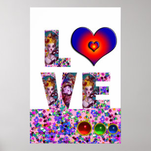 VALENTINE LOVE VENETIAN MASQUERADE PARTY POSTER