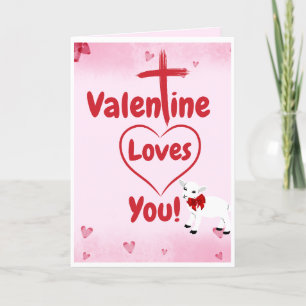 Valentine Loves You Greeting Card