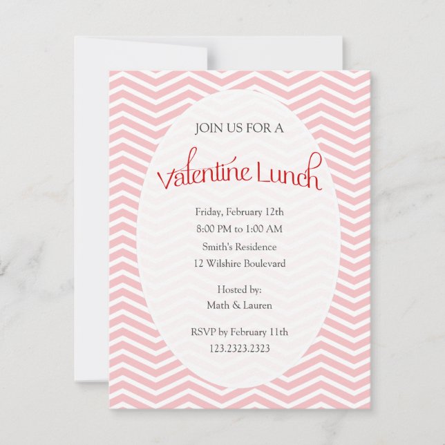 Valentine Lunch Invitation (Front)