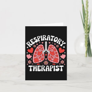 Valentine Lung Hearts Respiratory Therapist Pulmon Card