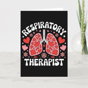 Valentine Lung Hearts Respiratory Therapist Pulmon Card