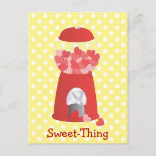 Valentine Machine Holiday Postcard