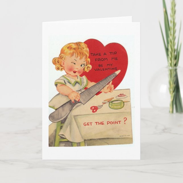 Valentine Manicure Holiday Card (Front)