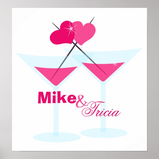 Valentine Martinis Poster (Front)