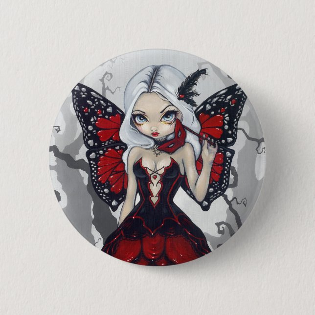 "Valentine Masquerade" Button (Front)