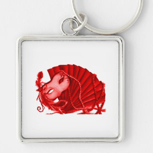 Valentine Masquerade Keychain