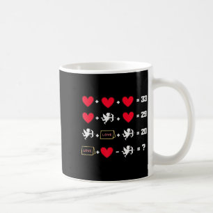 Valentine Math Equations Shirt For Math Teachers M Coffee Mug