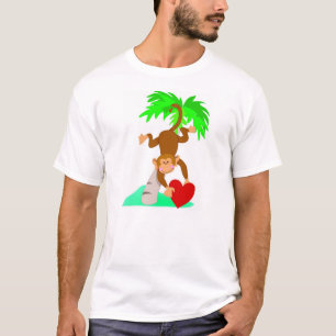 Valentine Monkey T-Shirt