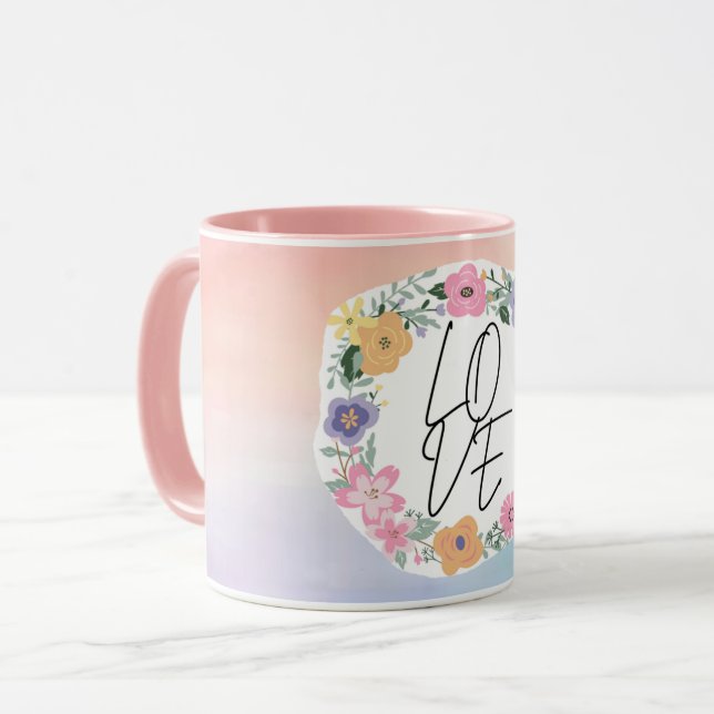 Valentine mug for lovers (Front Left)