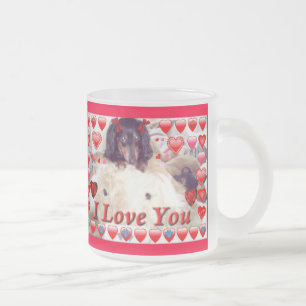 VALENTINE MUGS - GIFTS - MINI DACHSHUND I LOVE YOU