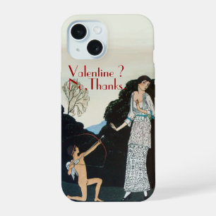 VALENTINE ? NO,THANKS /RETRO ANTI VALENTINE'S DAY iPhone 15 CASE