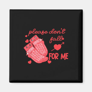Valentine Nurse Dont Fall For Me Non Slip Socks Pc Magnet