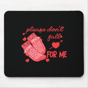 Valentine Nurse Dont Fall For Me Non Slip Socks Pc Mouse Mat