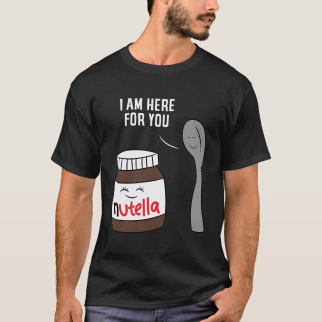Valentine Nutella Men'S Couplepartner Gifts T-Shirt (Front)