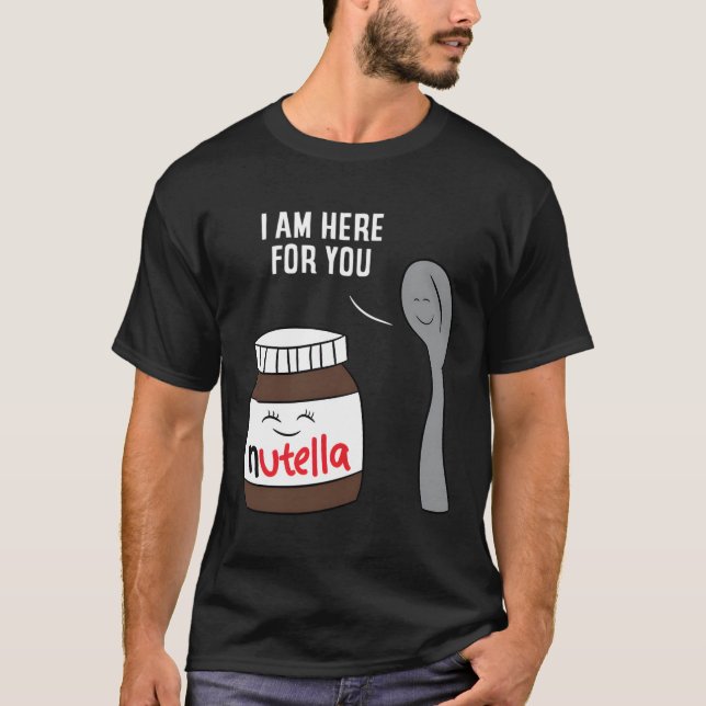 Valentine Nutella Men'S T-Shirt Couple Partner Gif (Front)