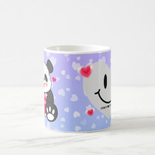 Valentine Panda in Love Coffee Mug