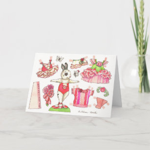 Valentine Paper Doll Card