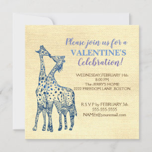 Valentine Party personalised invitations
