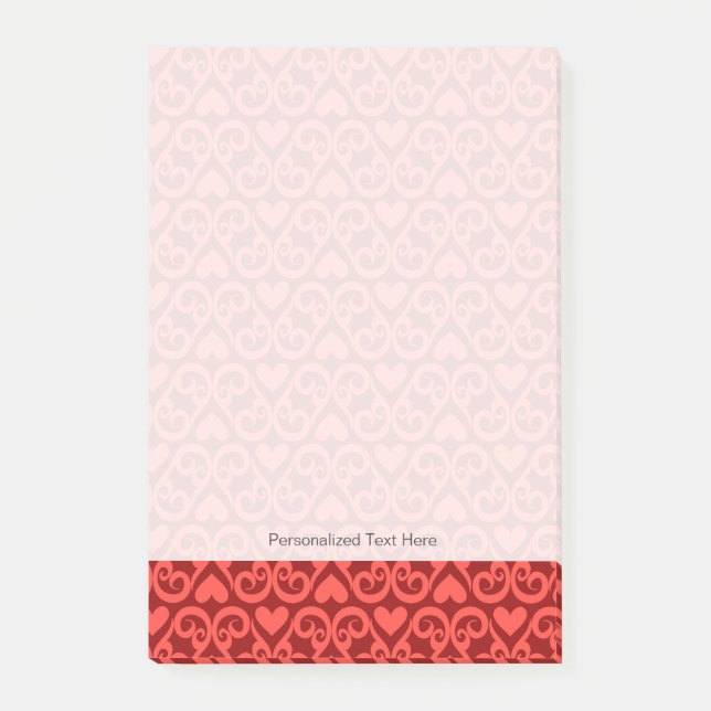 Valentine Pattern 2 Post-it Notes (Front)
