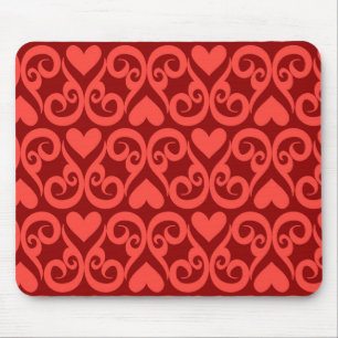 Valentine Pattern Mouse Mat