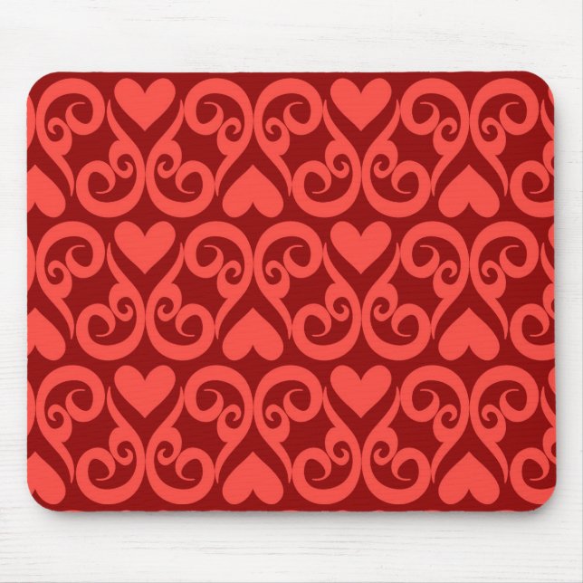 Valentine Pattern Mouse Mat (Front)
