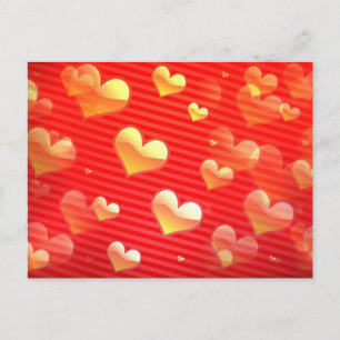 Valentine Pattern Postcard