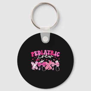 Valentine Pediatric Crew Xoxo Nurse Coquette Bow P Key Ring