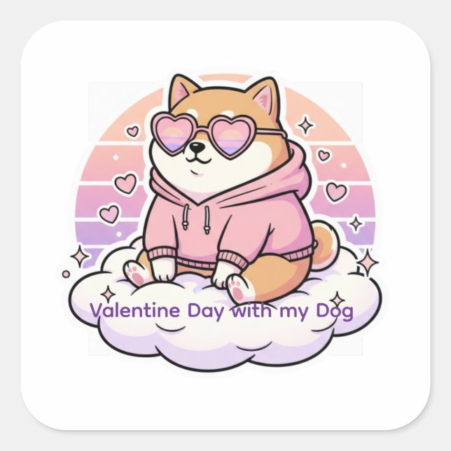 Valentine Pet Sticker (Front)