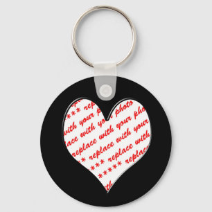 Valentine Photo Frame Key Ring