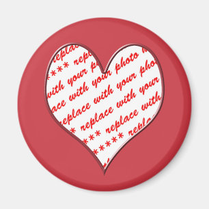 Valentine Photo Frame Magnet