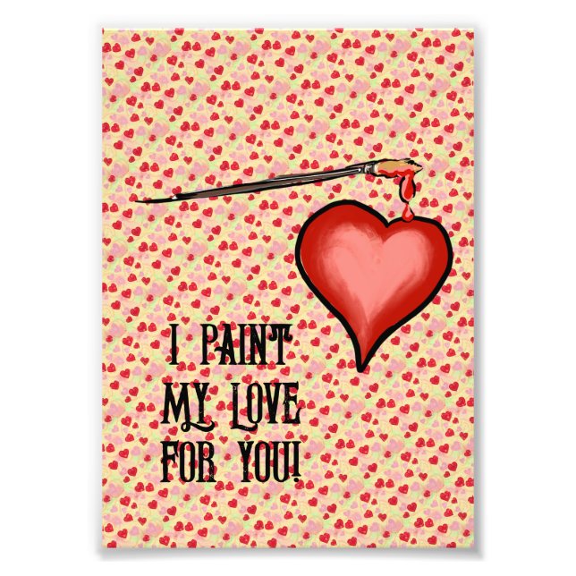 Valentine      photo print (Front)