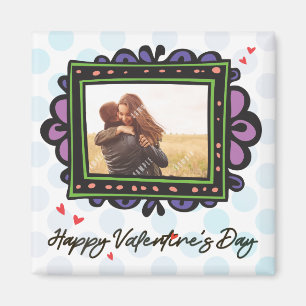 Valentine Photo Template Magnet