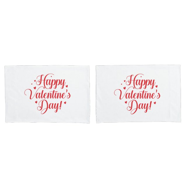 Valentine Pillowcase Pair (Front-Set)