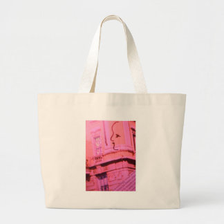 Valentine Pink Red Paris With Floating Girl Dream Large Tote Bag